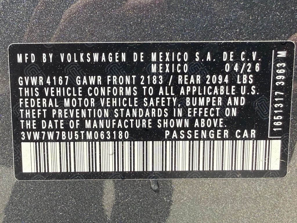 New 2026 Gray Volkswagen 1.5T SE image 46