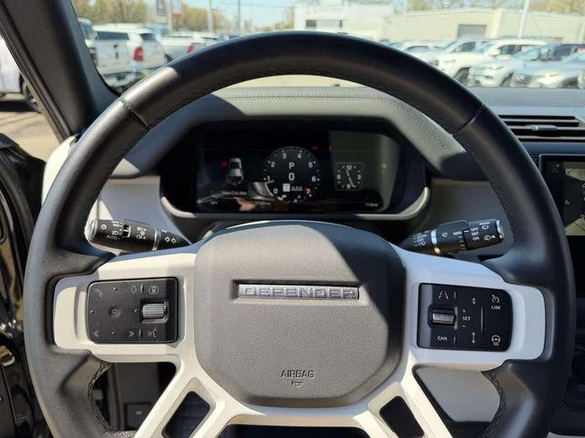 Used 2025 Santorini Black Metallic Land Rover 110 P300 image 35