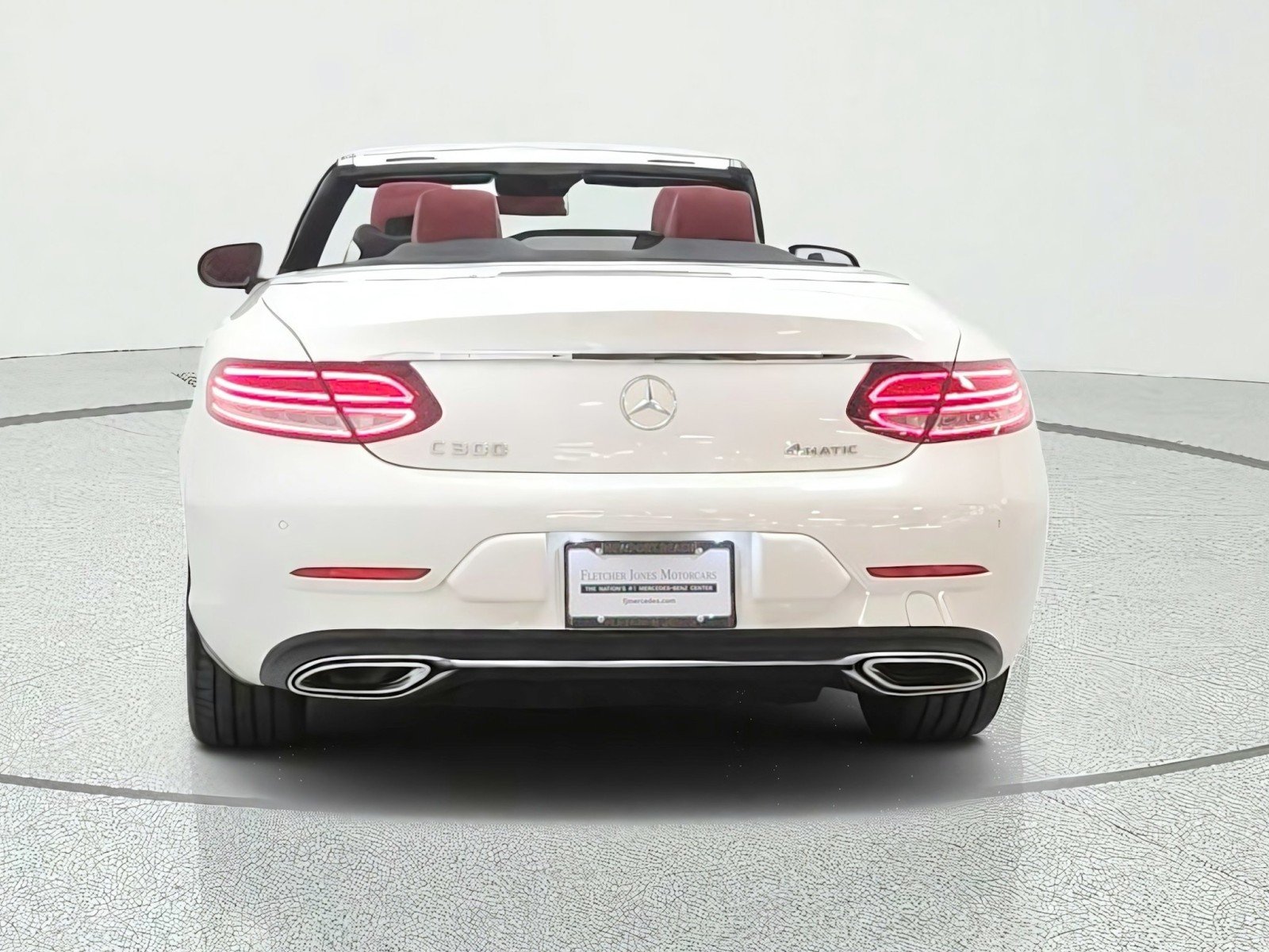 Certified Used 2021 designo Diamond White Metallic Mercedes-Benz C 300 4MATIC® Cabriolet image 6