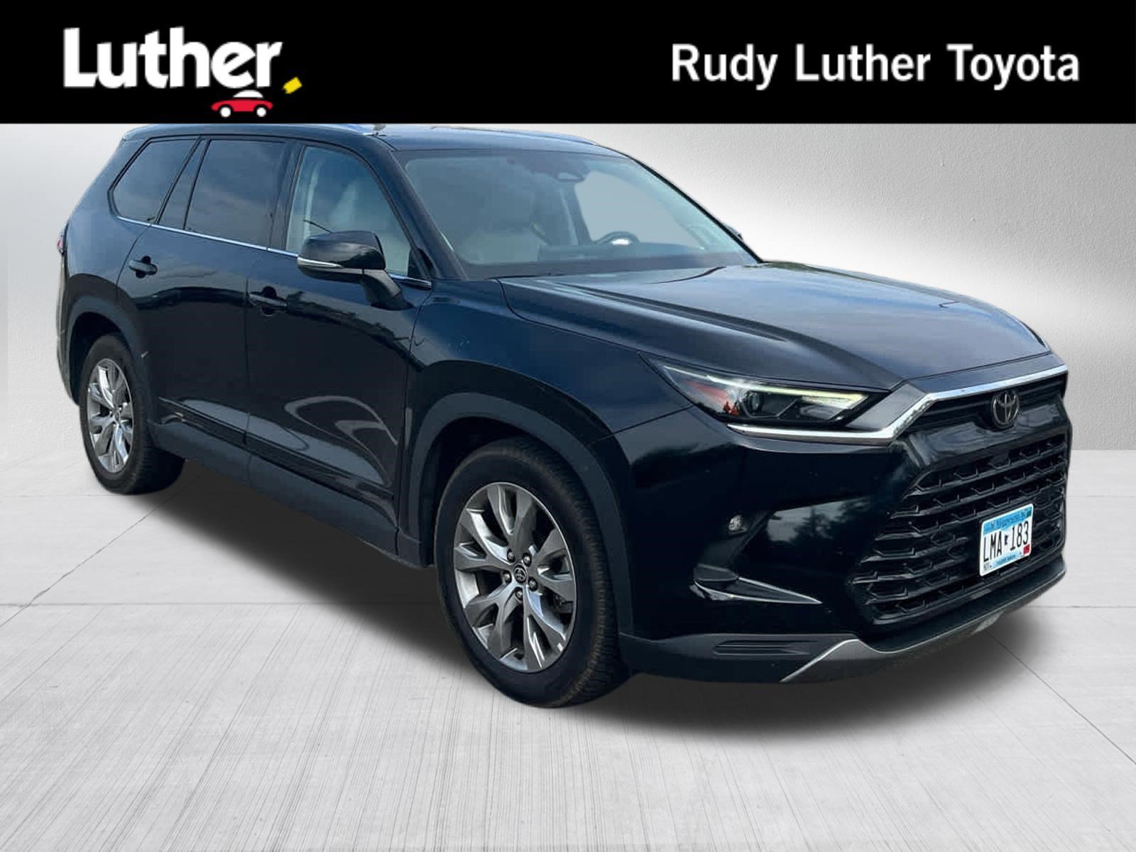 Certified Used 2024 Midnight Black Metallic Toyota Limited image 1