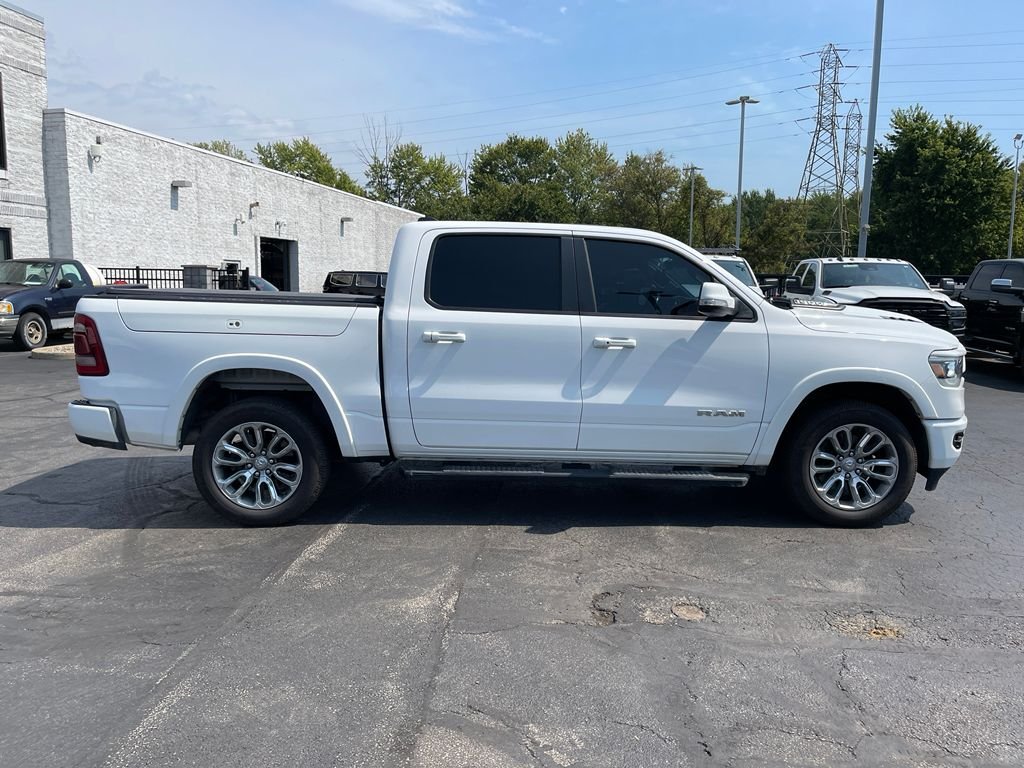 Used 2021 Bright White Clearcoat RAM Laramie image 4