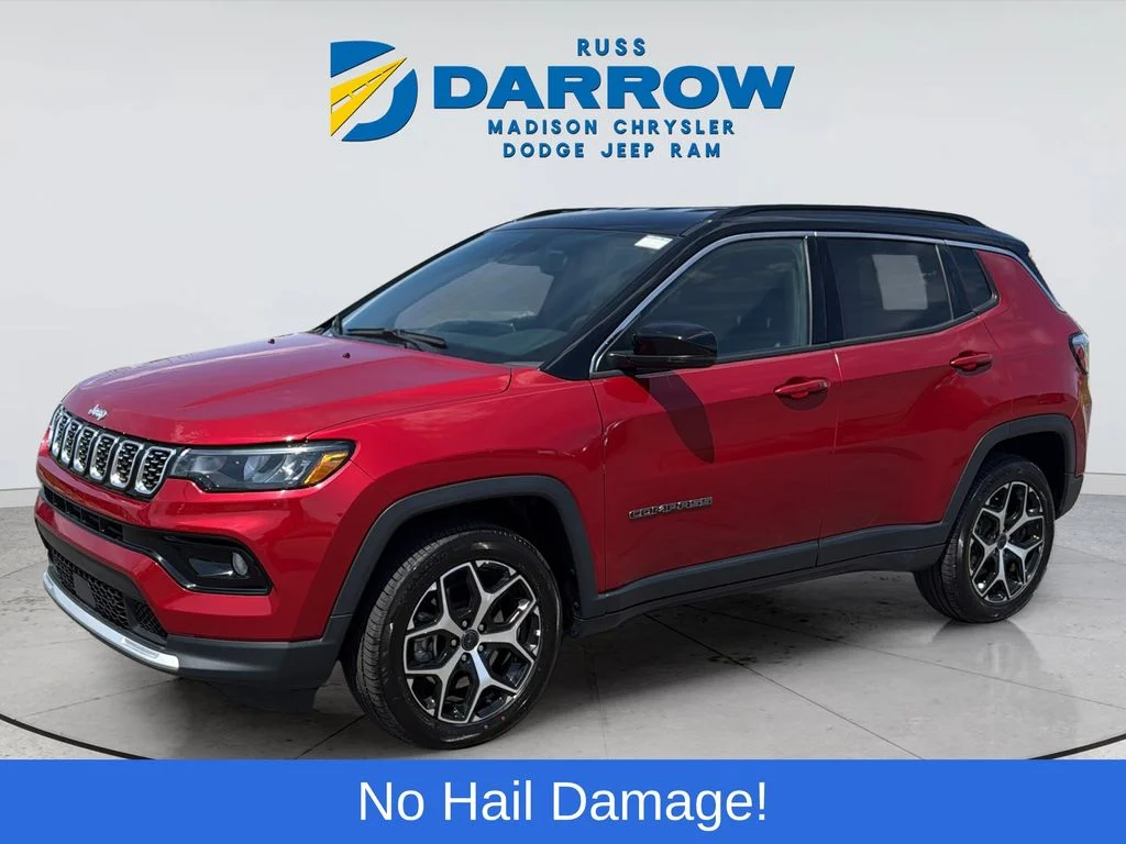 Certified Used 2025 Red Jeep Limited image 1