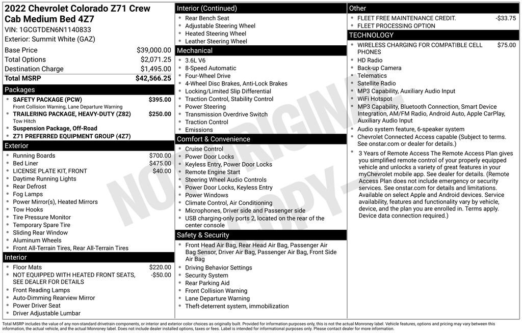 Used 2022 White Chevrolet Z71 image 13