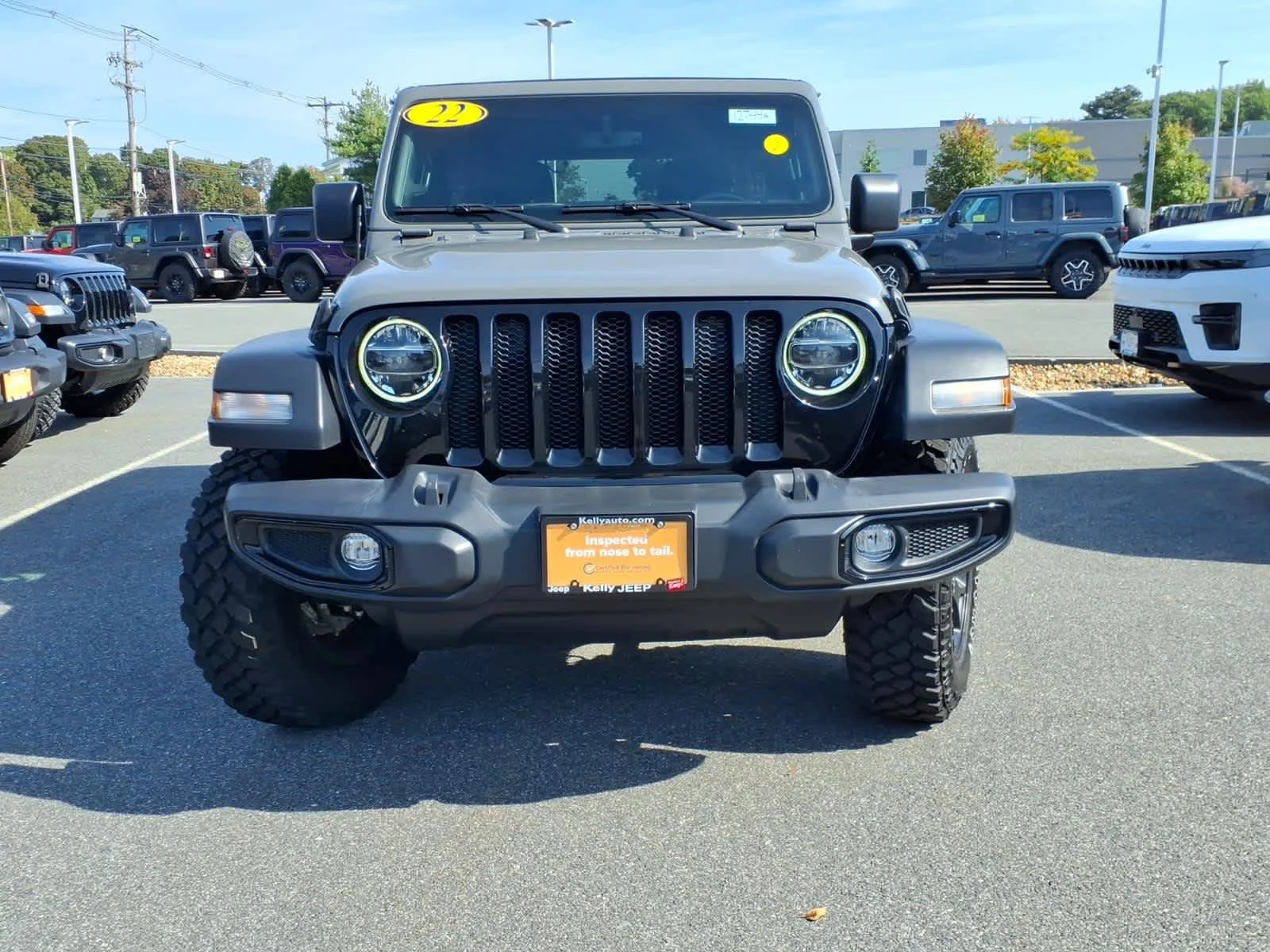 Certified Used 2022 Sting-Gray Clearcoat Jeep Unlimited Willys image 3
