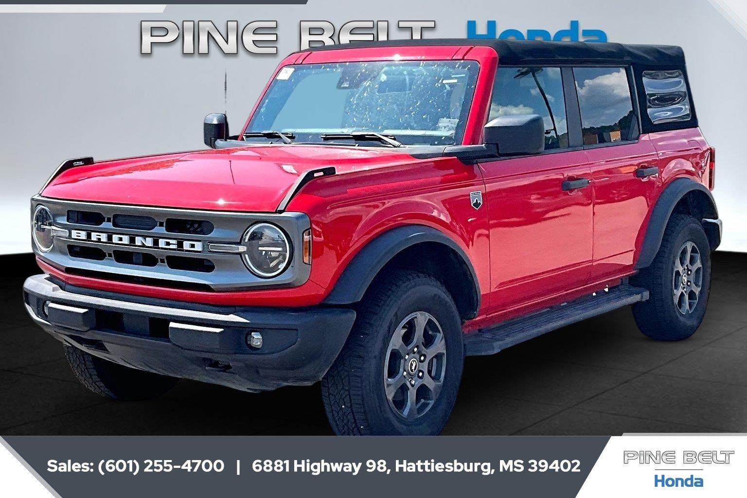 Used 2021 Race Red Ford Big Bend image 1