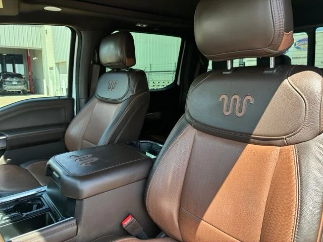 Used 2024 Star White Metallic Tri-Coat Ford King Ranch image 8
