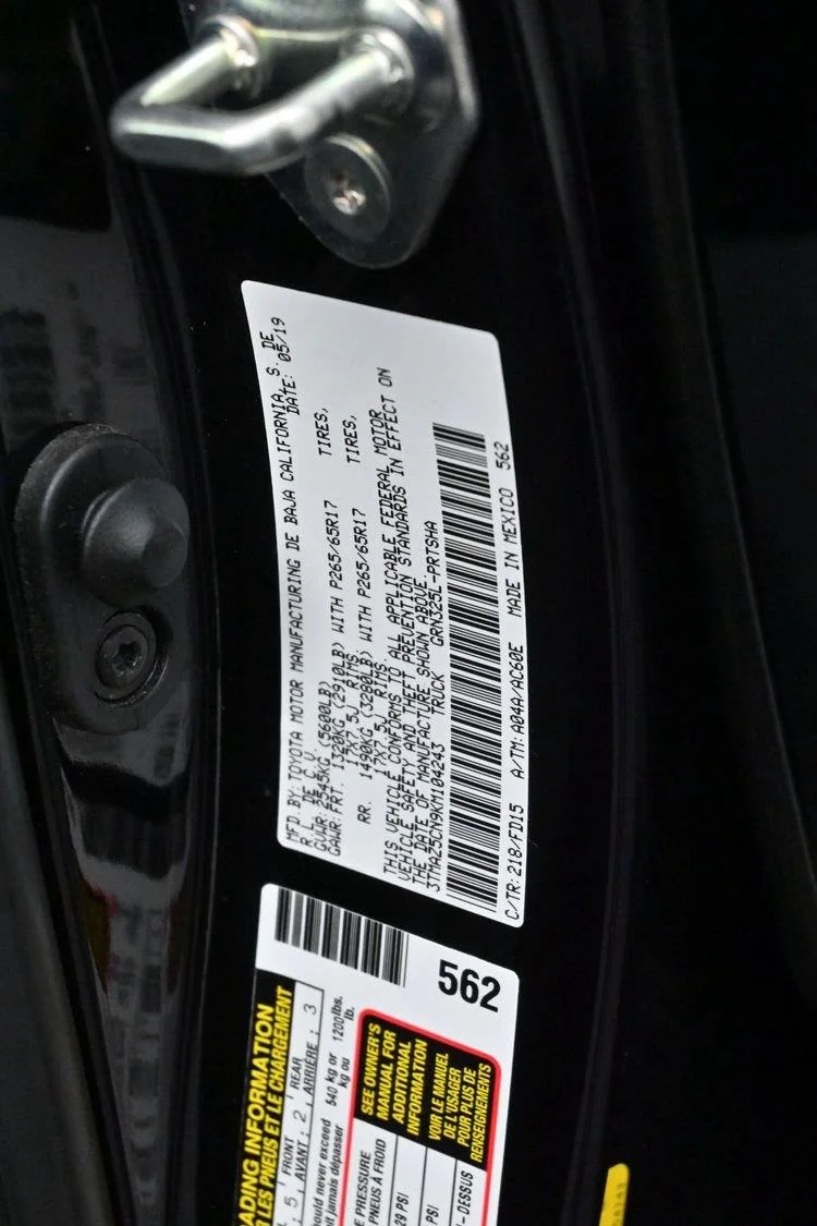 Used 2019 Midnight Black Metallic Toyota TRD Sport image 34
