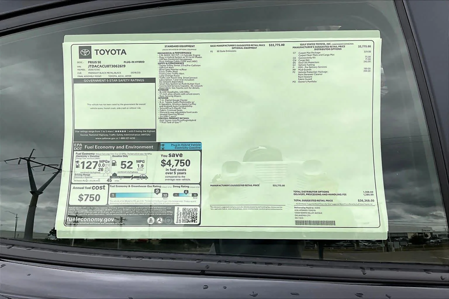 2026 Toyota Prius Plug-in Hybrid SE - Photo 19