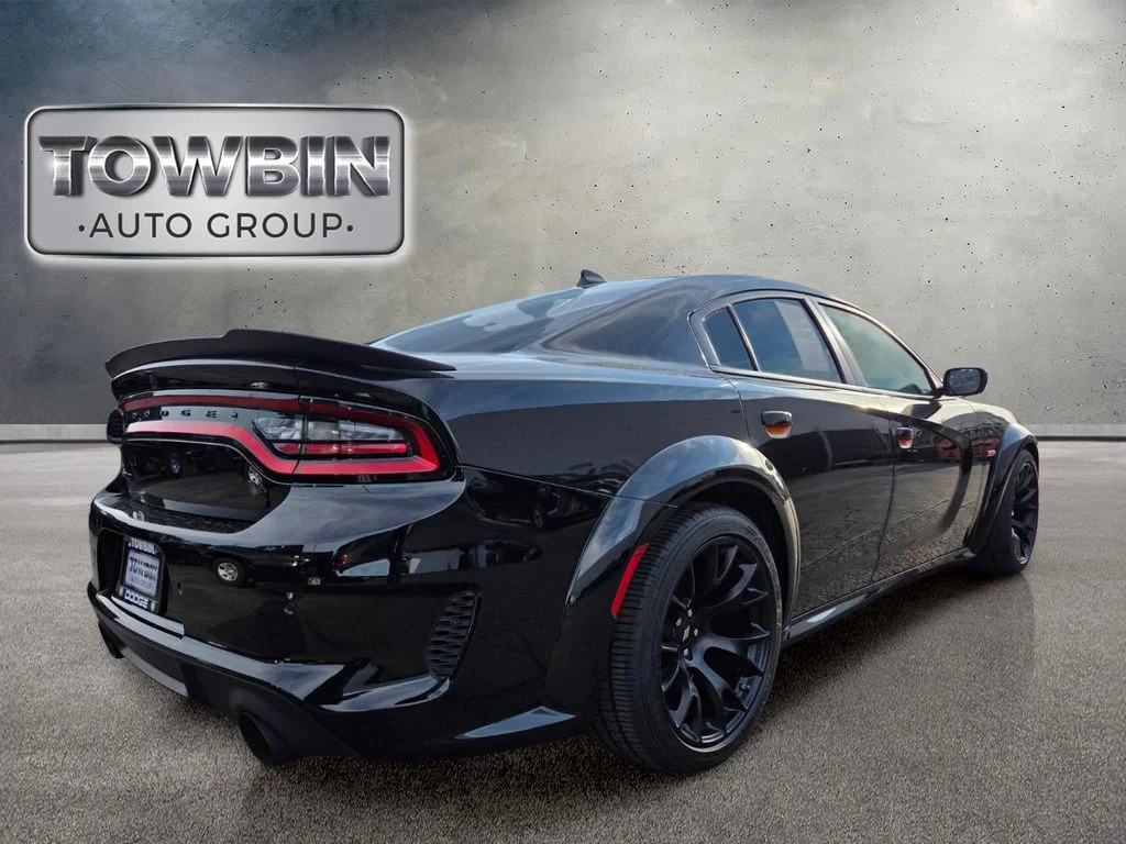 Used 2023 Black Dodge R/T Scat Pack Widebody image 4