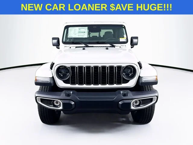 New 2026 Bright White Clear-Coat Exterior Paint Jeep Sahara image 2