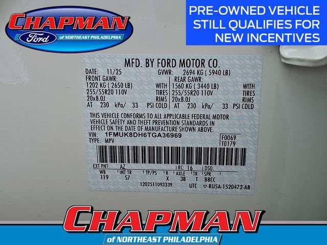 New 2026 Star White Metallic Tri-Coat Ford Active image 27