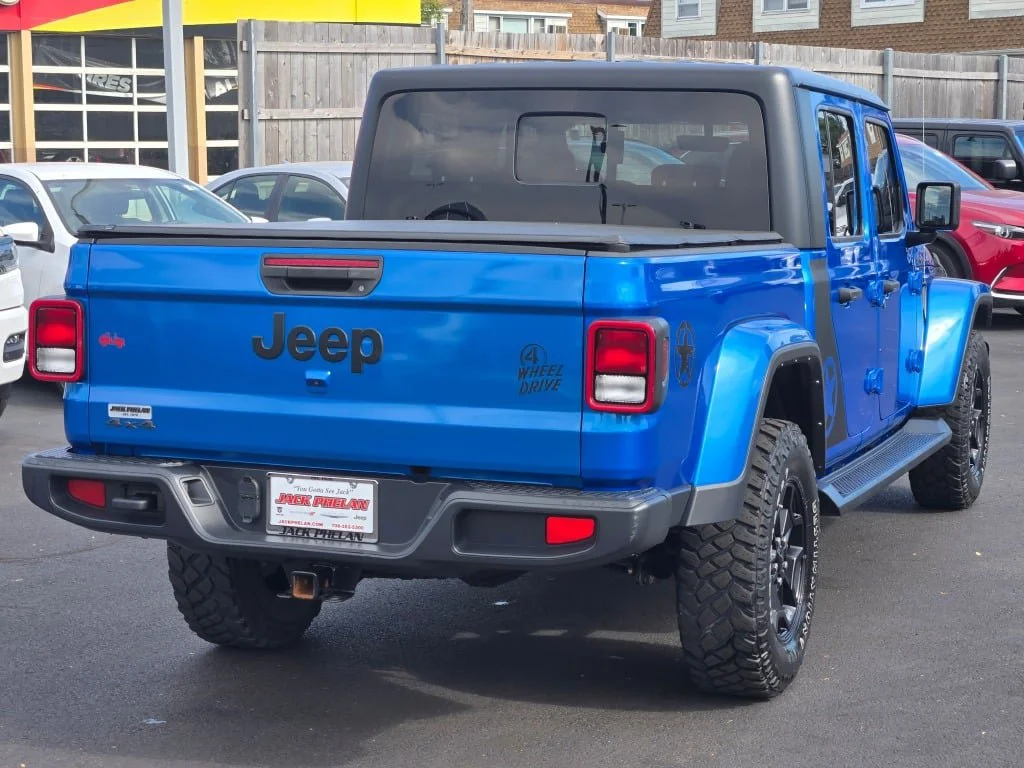Certified Used 2021 Blue Jeep Willys image 10