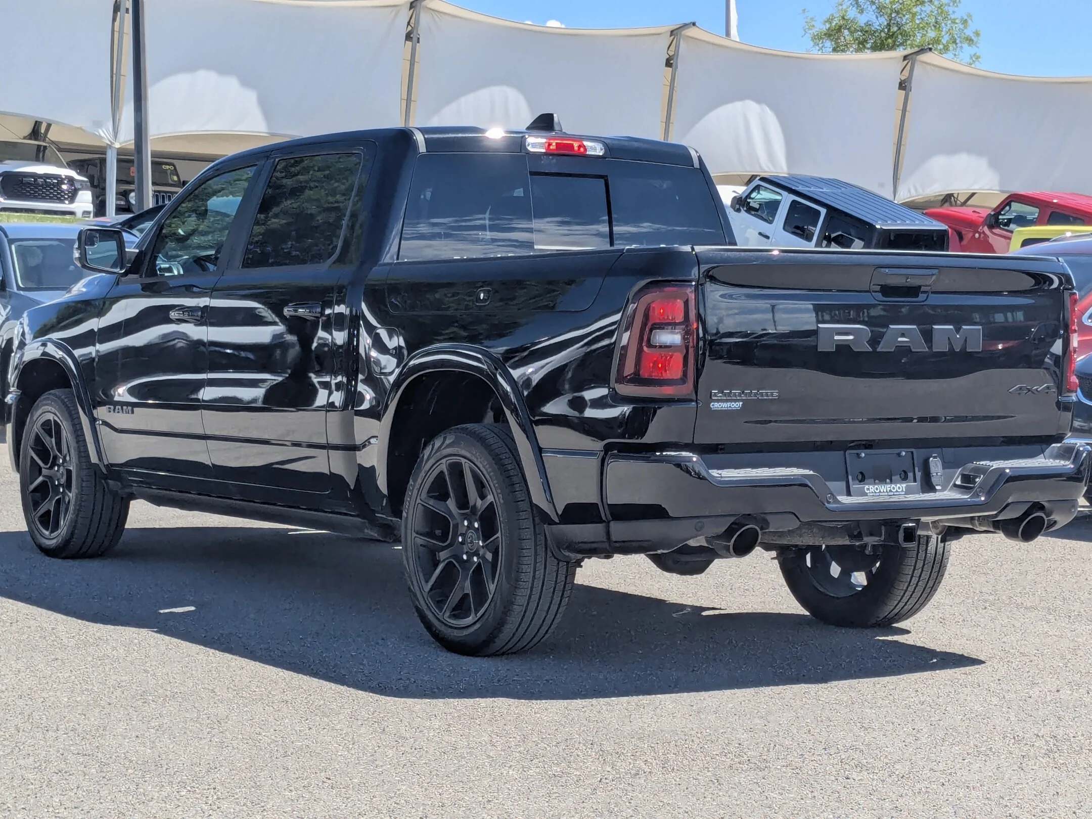 Used 2026 Black RAM Laramie - - 4x4 - Night Edition - Laramie Level II - Dual Pane Sunroof - Power Boards & More! image 6