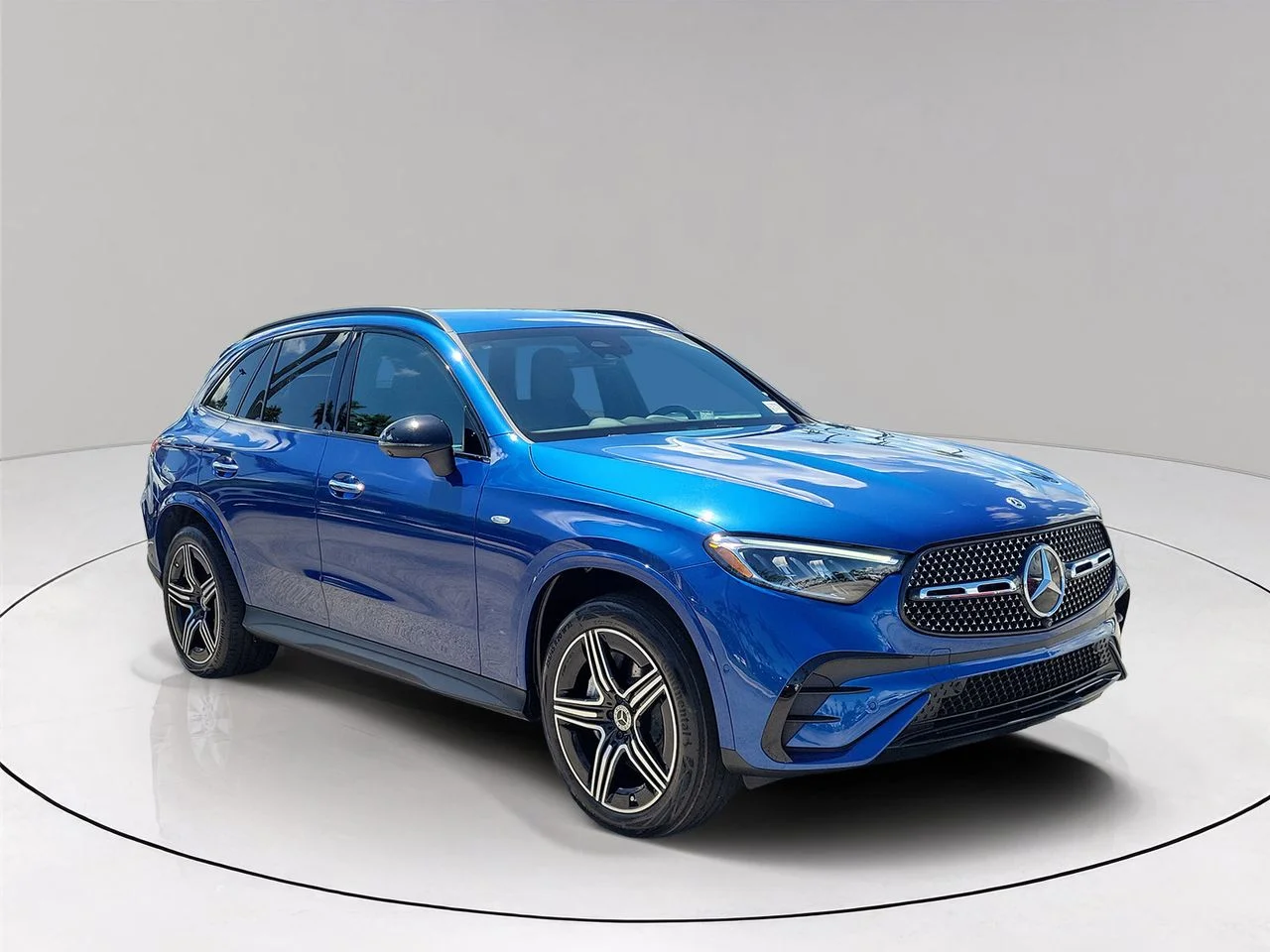 Certified Used 2025 Blue Mercedes-Benz GLC 350e image 3