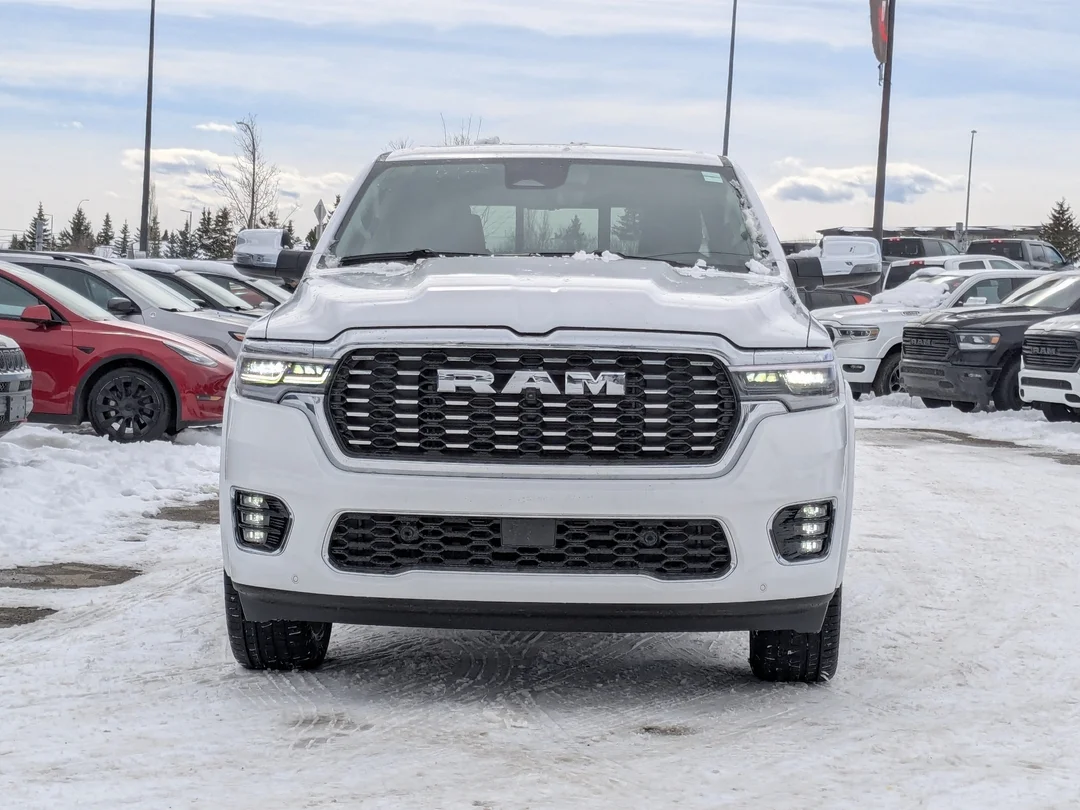 New 2026 White RAM Tungsten - - Hurricane HO Turbo - Multi-Function Tailgate - Prem Lthr - Trailer Brake & More! image 3