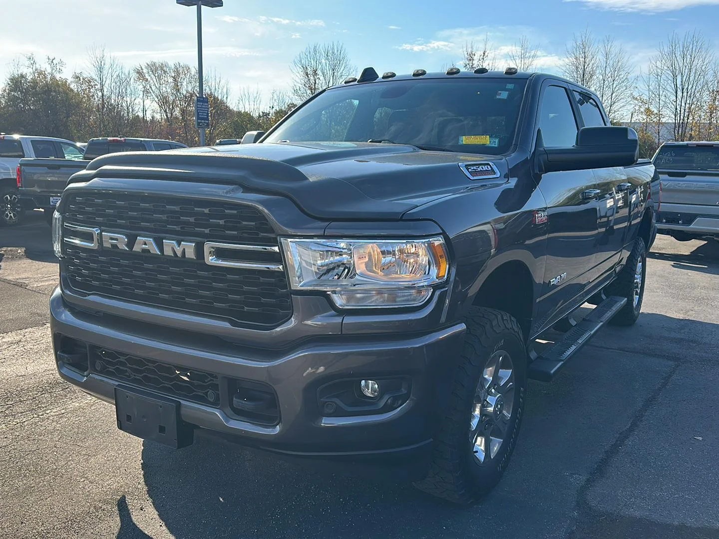 Used 2022 Granite Crystal Metallic Clearcoat Ram Big Horn image 5