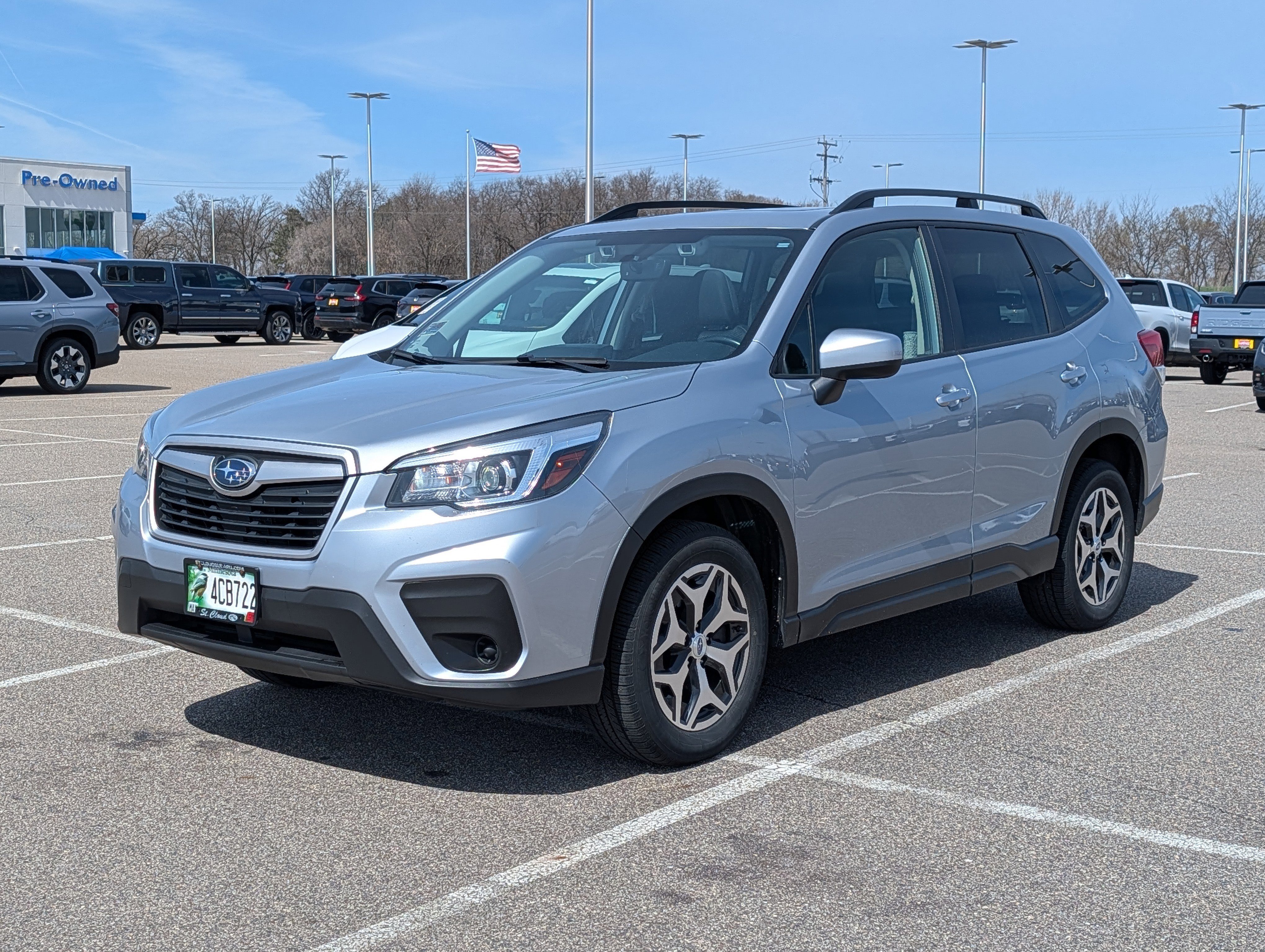 Used 2020 Subaru Forester Premium with VIN JF2SKAJC0LH554079 for sale in Waite Park, Minnesota