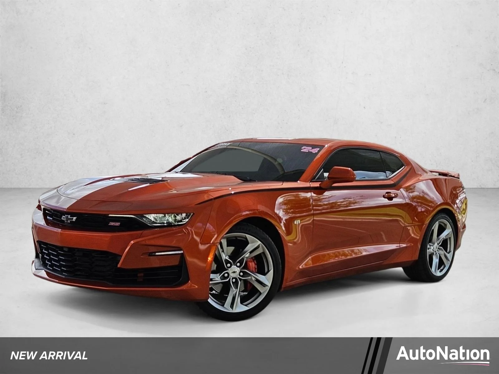 Used 2024 Vivid Orange Metallic Chevrolet 1SS image 1