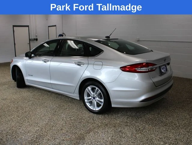 Used 2018 Ford Fusion Hybrid S with VIN 3FA6P0UU0JR271537 for sale in Tallmadge, OH