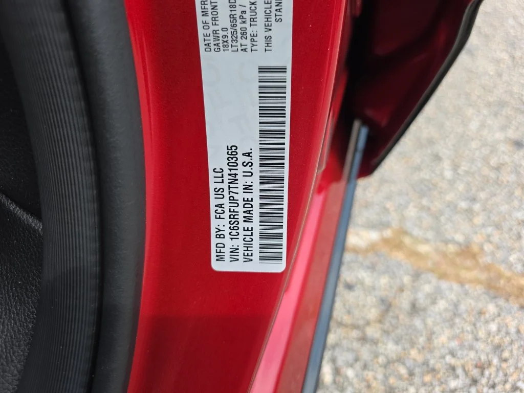 New 2026 Molten Red Pearl-Coat Exterior Paint RAM RHO image 37