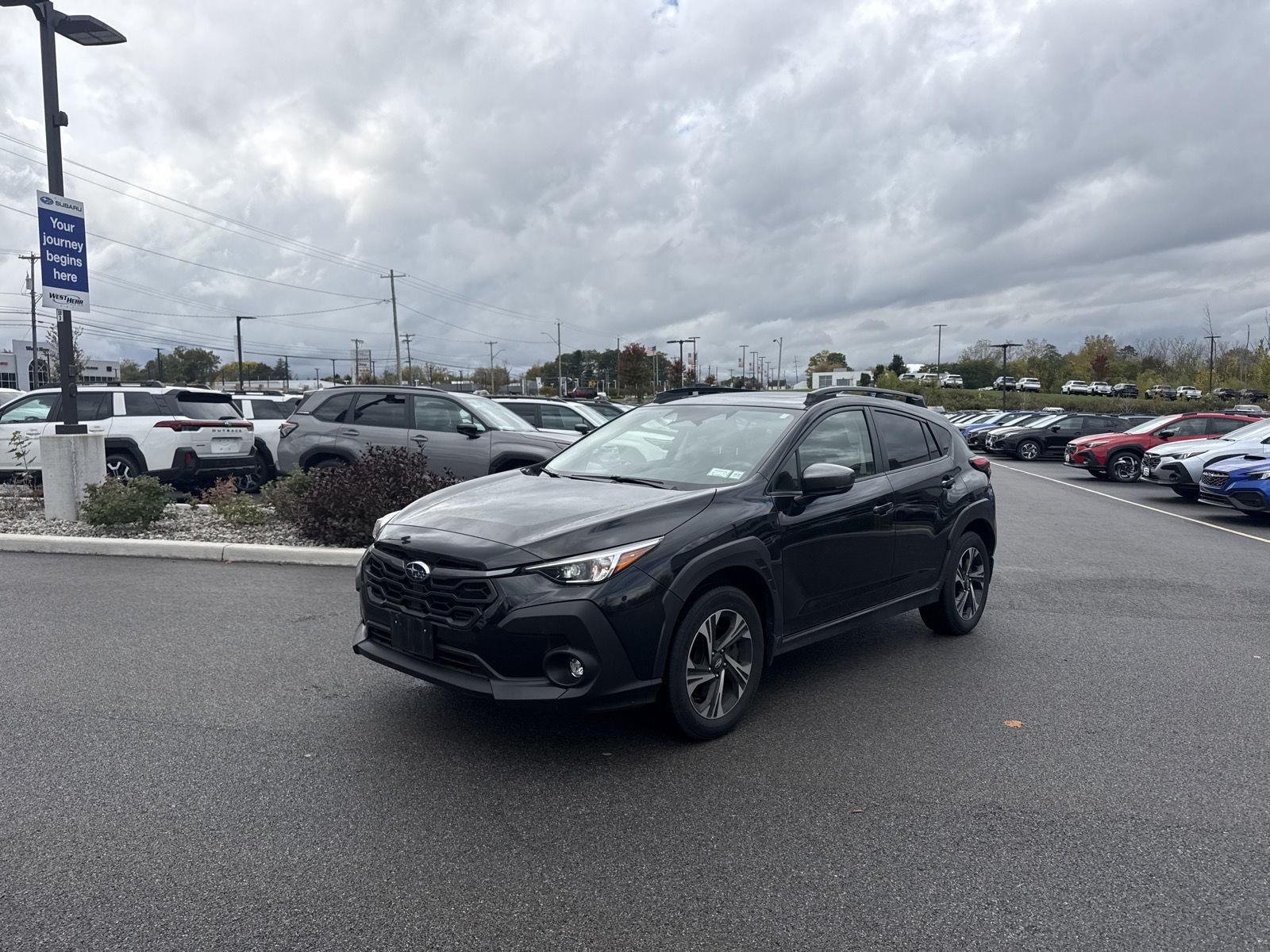 Used 2024 Crystal Black Silica Subaru Premium image 4