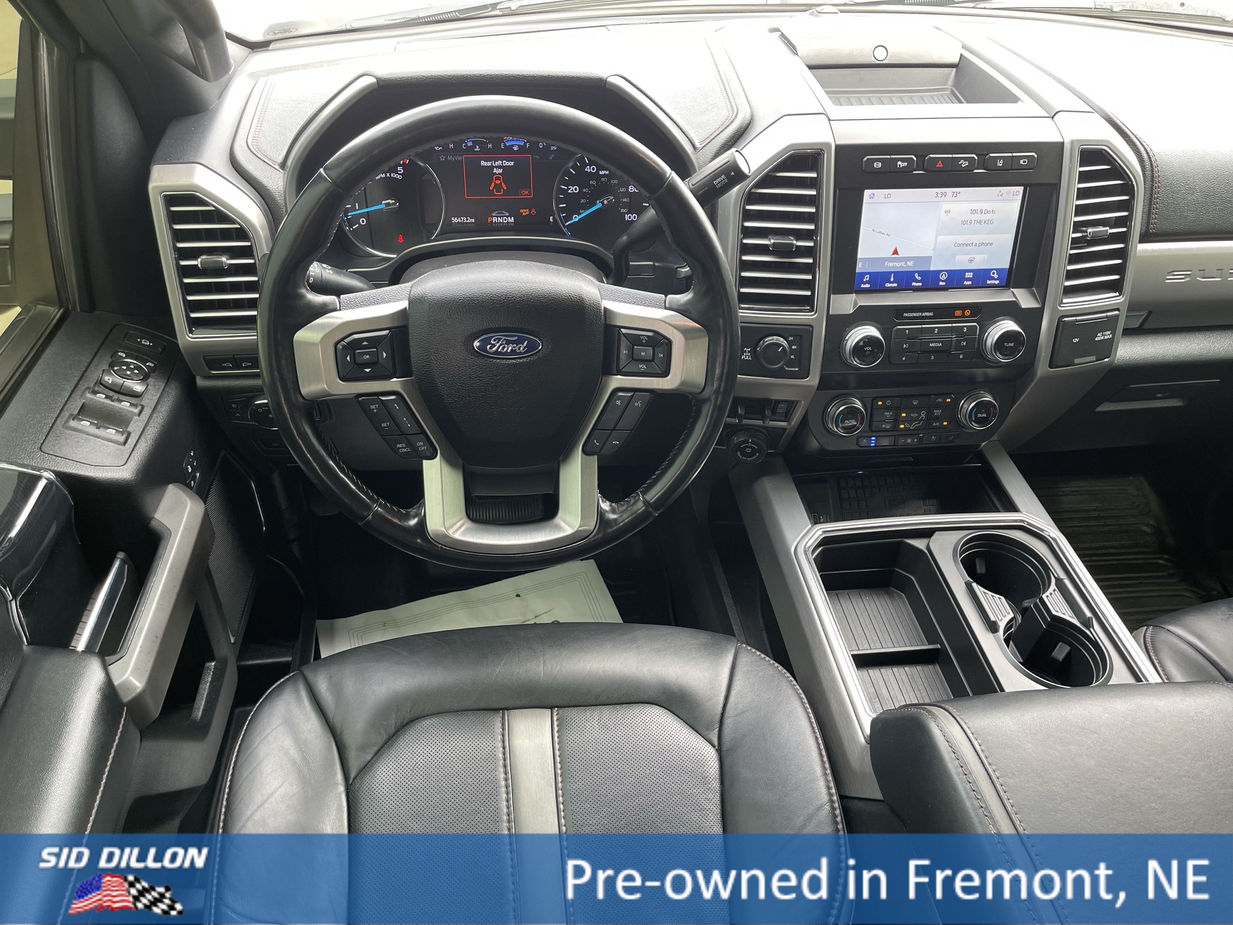 Used 2021 Star White Metallic Tri-Coat Ford Platinum image 2