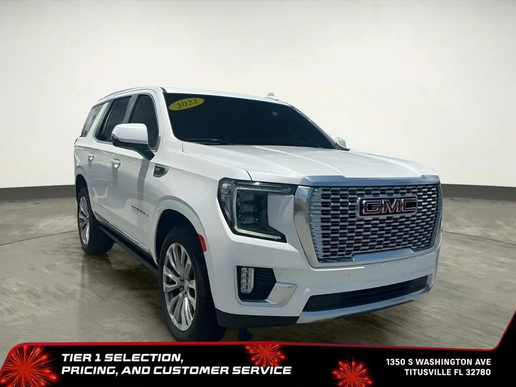 Used 2022 White Frost Tricoat GMC Denali image 15