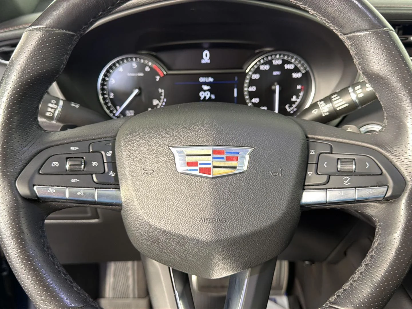 Used 2021 Twilight Blue Metallic Cadillac AWD Sport image 39