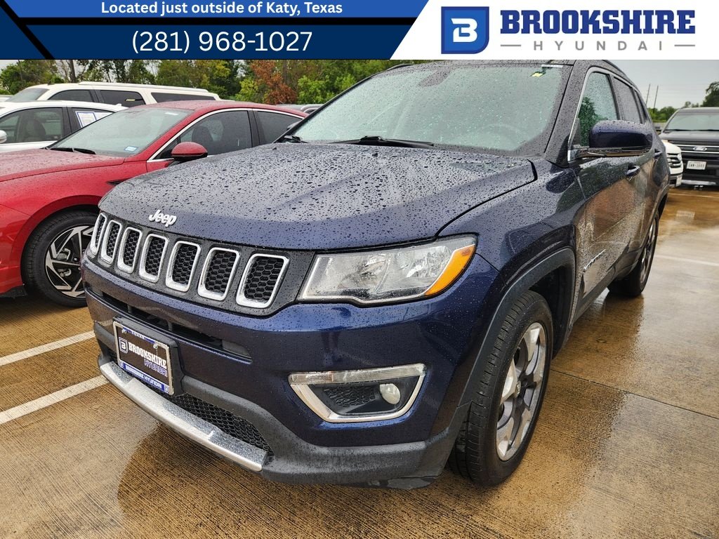 Used 2020 Jazz Blue Pearlcoat Jeep Limited image 1