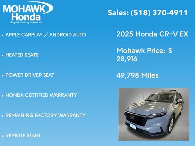Certified Used 2025 Urban Gray Pearl Honda EX image 16