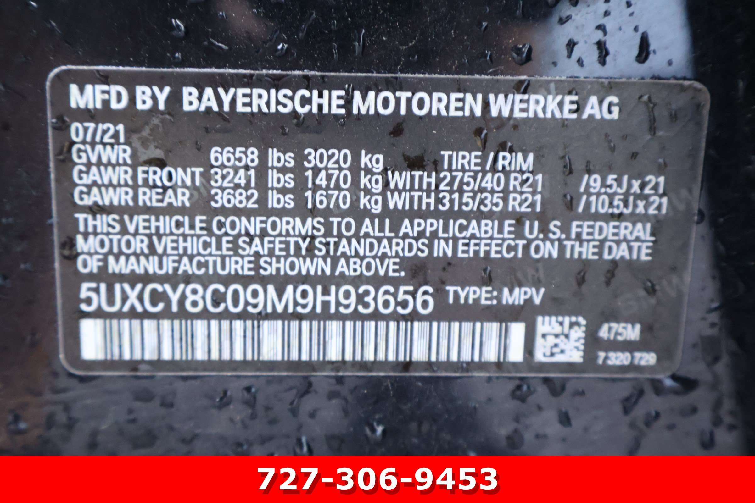 Used 2021 Black Sapphire Metallic BMW M50i image 22