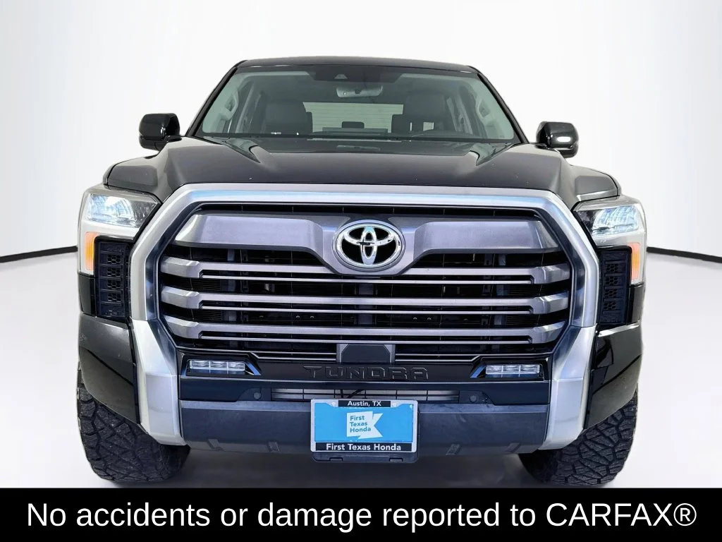 Used 2022 Midnight Black Metallic Toyota Limited image 2