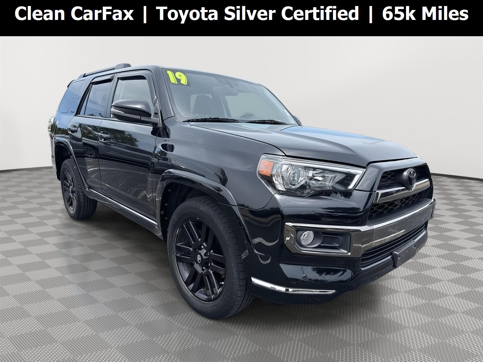 Used 2019 Midnight Black Metallic Toyota Limited Nightshade image 1