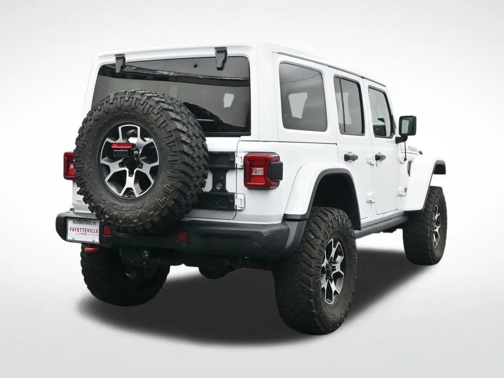 Used 2021 White Jeep Unlimited Rubicon image 6