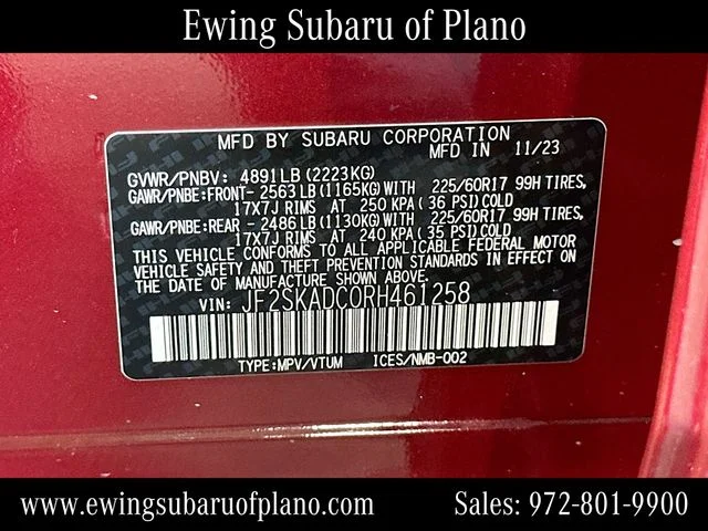 Used 2024 Red Subaru Premium image 33