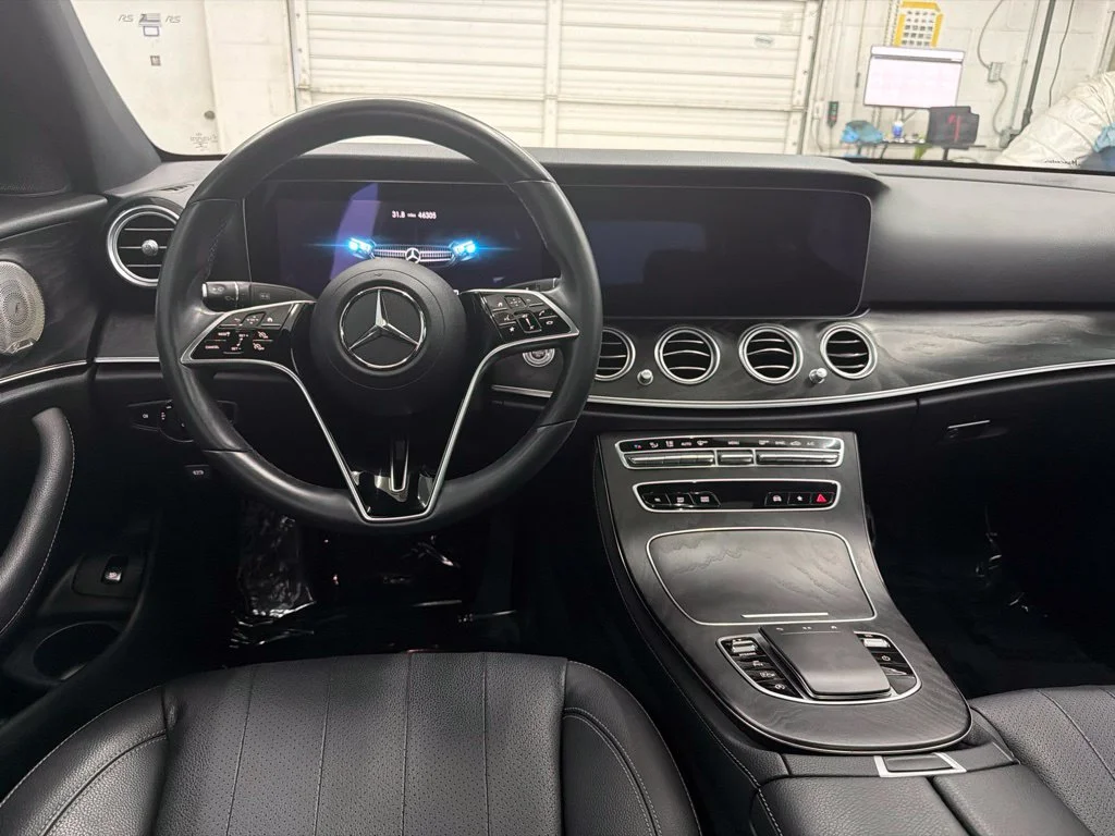 Certified Used 2022 Black Mercedes-Benz E 350 image 25