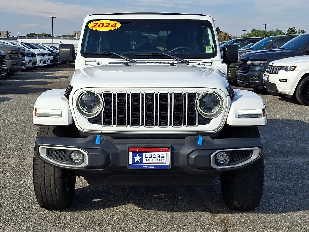 Used 2024 White Jeep Sahara 4xe image 4