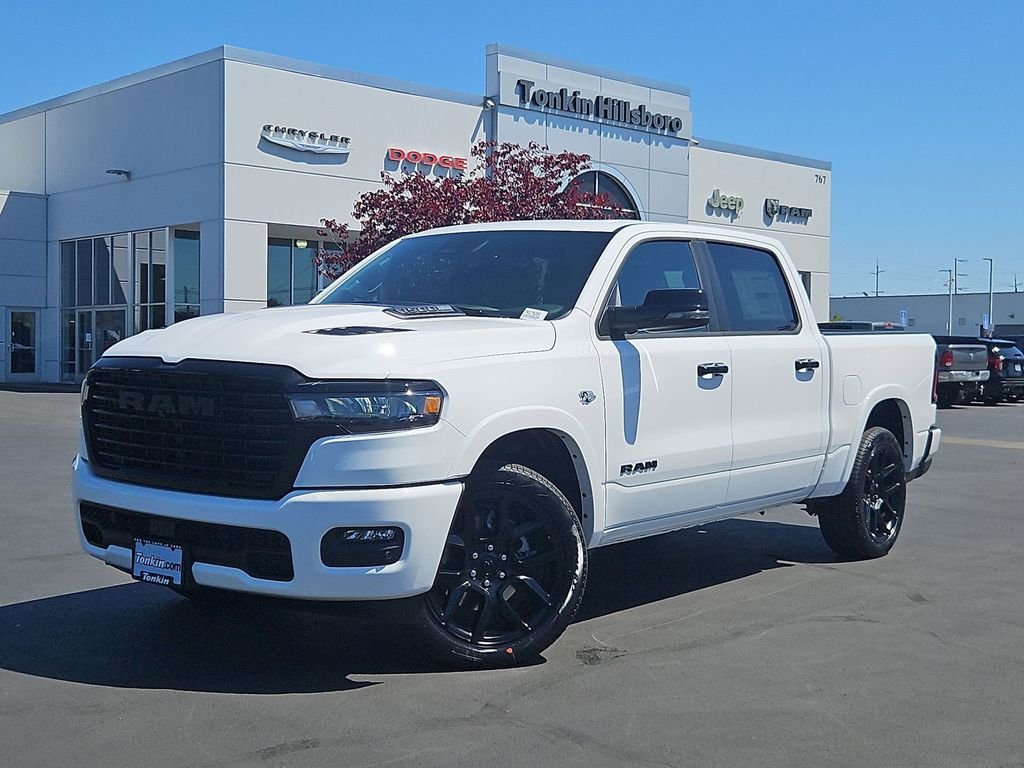 New 2026 Bright White Clear-Coat Exterior Paint RAM Laramie image 2