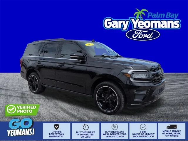 Certified Used 2023 Agate Black Metallic Ford Limited image 1