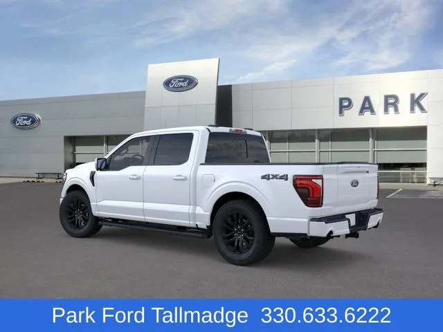 New 2026 Star White Metallic Tri-Coat Ford Lariat image 4