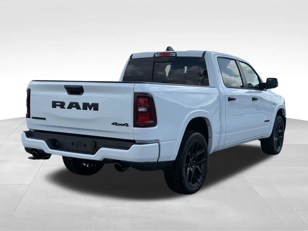 New 2026 Bright White Clear-Coat Exterior Paint RAM Laramie image 29