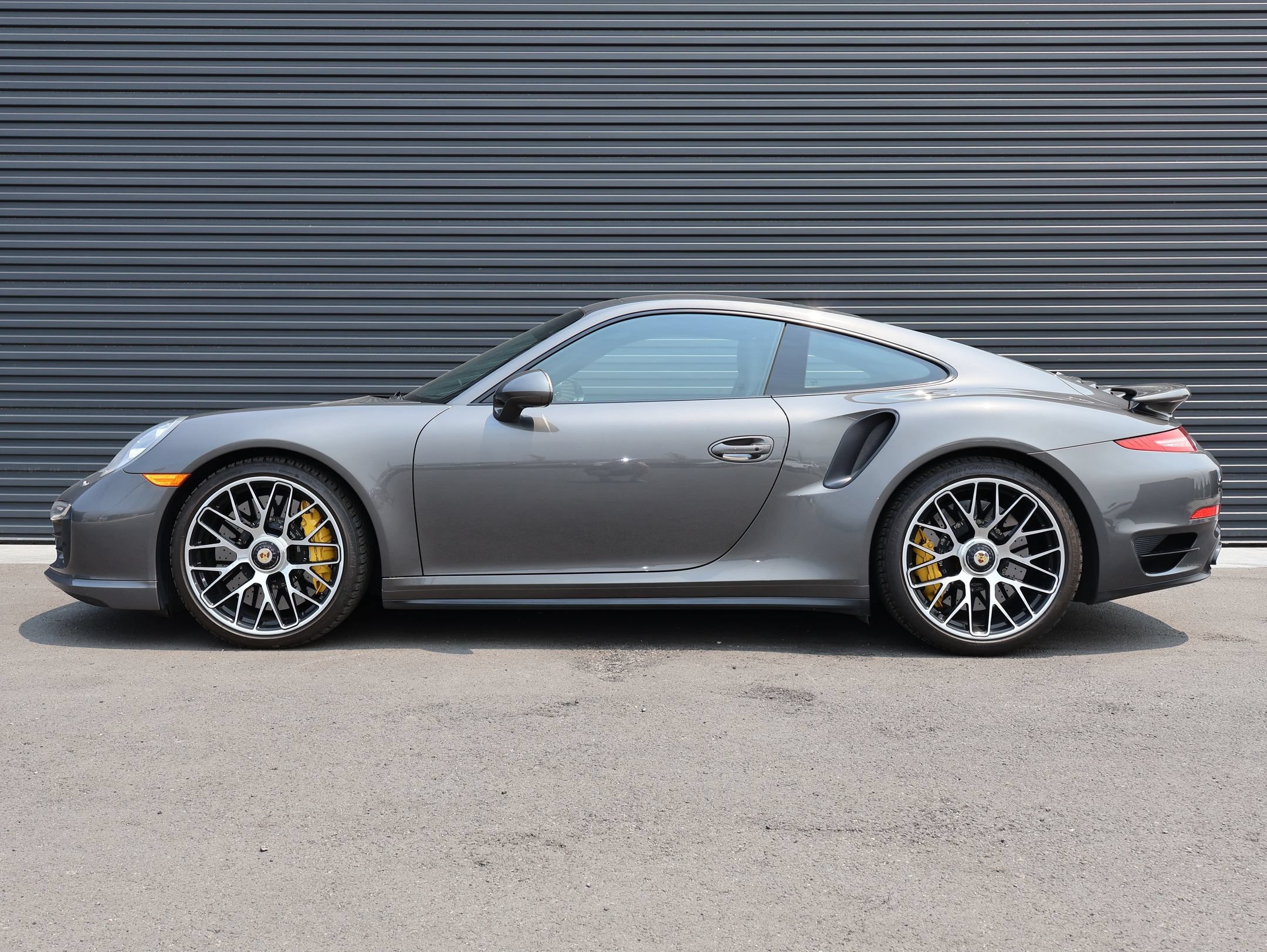 Used 2014 Agate Gray Metallic Porsche Turbo S image 2