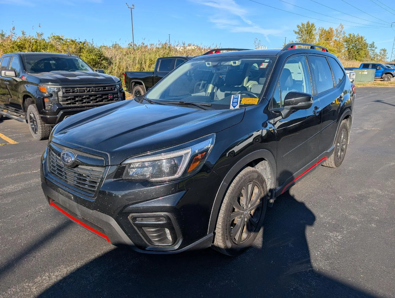 Used 2021 Crystal Black Silica Subaru Sport image 4