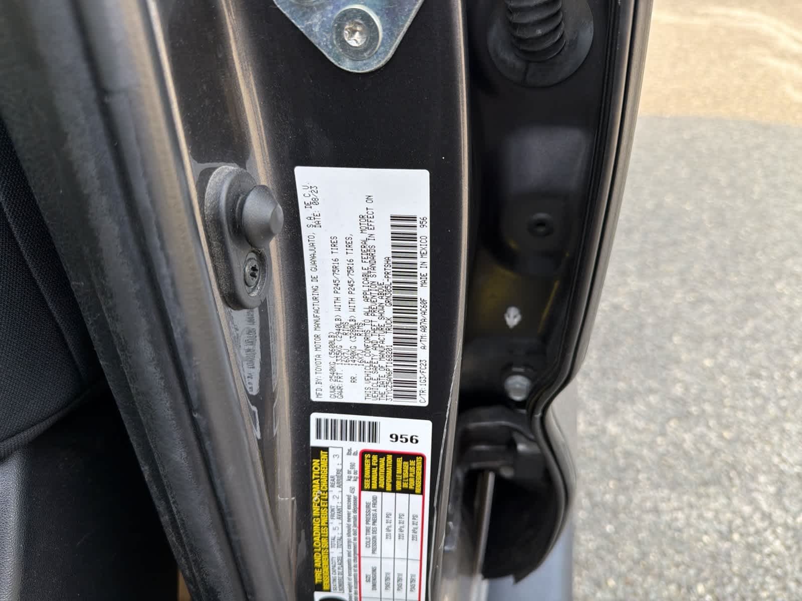 Used 2023 Magnetic Gray Metallic Toyota SR5 image 19
