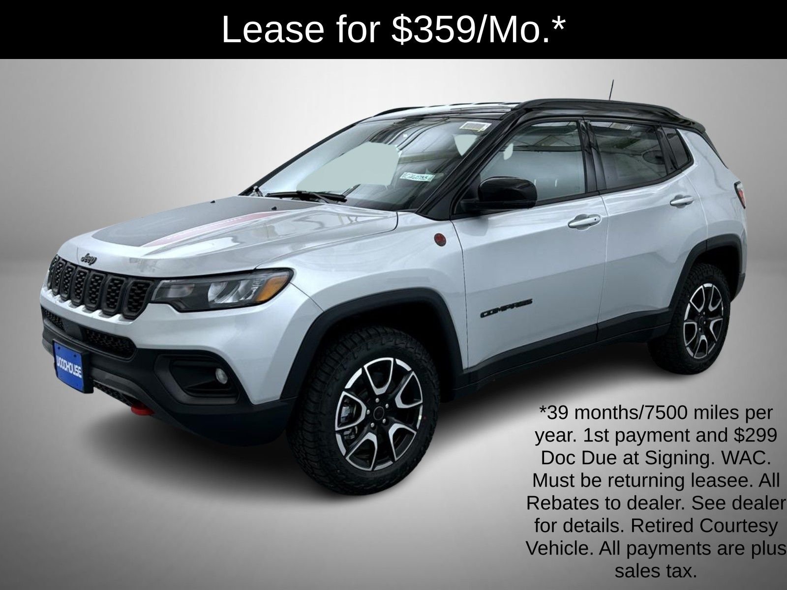 New 2026 Silver Zynith Metallic Clear-Coat Exterior Paint Jeep Trailhawk image 1