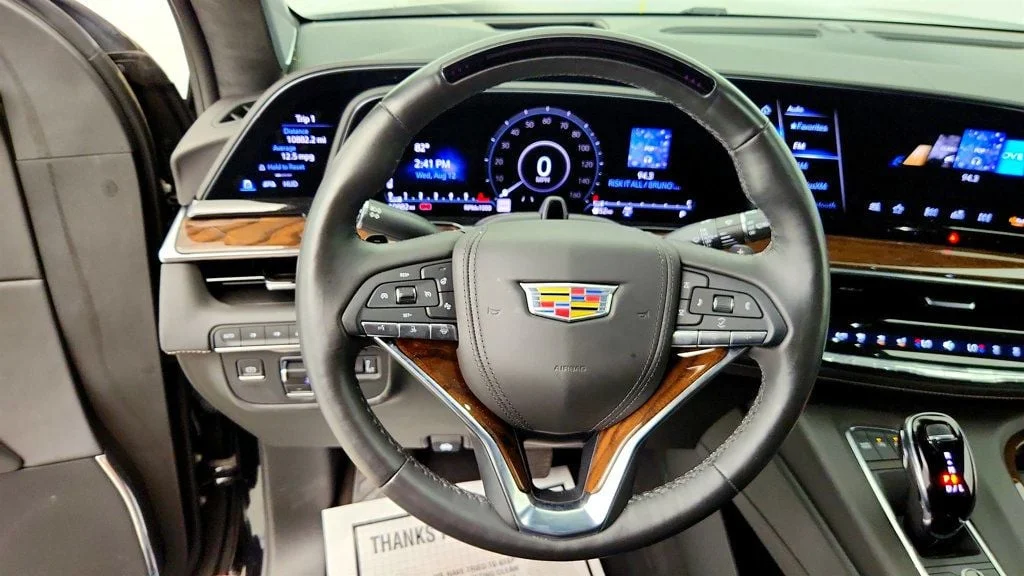 Used 2023 Black Raven Cadillac 4WD 4dr Sport Platinum w/ Super Cruise & Power Assist Steps image 14