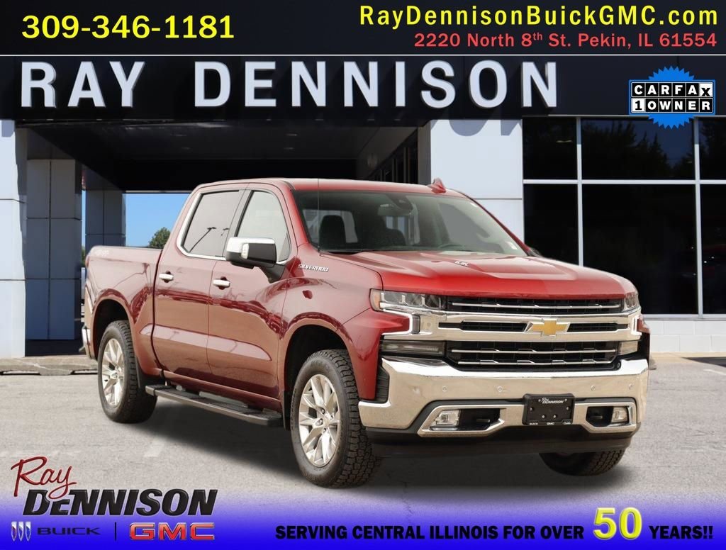 Used 2021 Cherry Red Tintcoat Chevrolet LTZ image 1