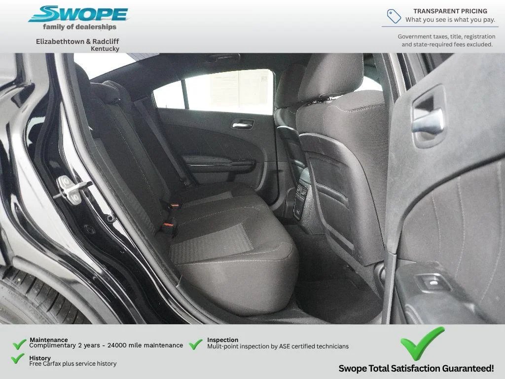 Used 2023 Pitch Black Clearcoat Dodge GT image 9