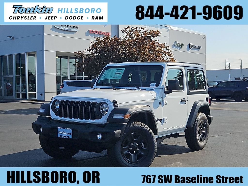 New 2026 Bright White Clearcoat Jeep Sport image 1