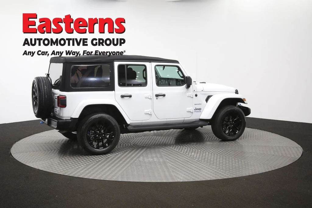 Used 2022 White Jeep Unlimited Sahara 4xe image 44